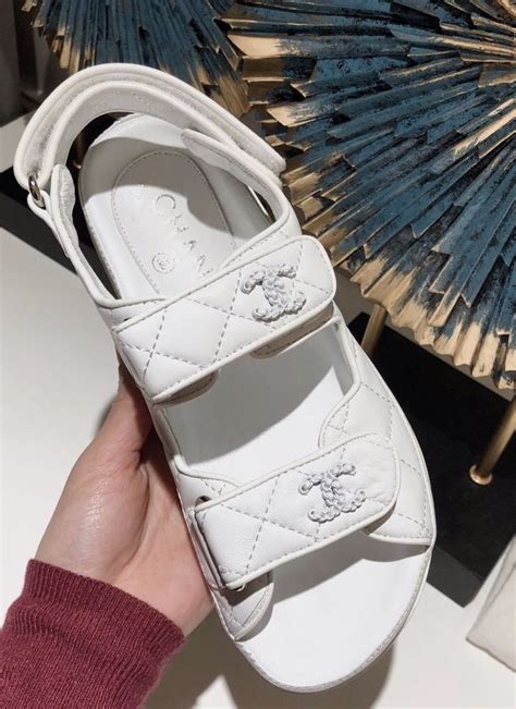 chanel dad velcro sandal|chanel velcro sandals 2020 price.